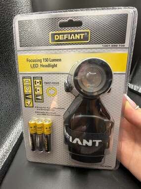 Defiant Focusing 150 Lumen LED Headlight